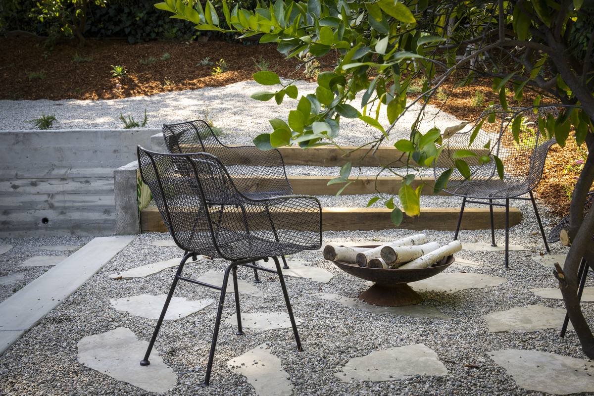 Redcliff renovation — outdoor patio